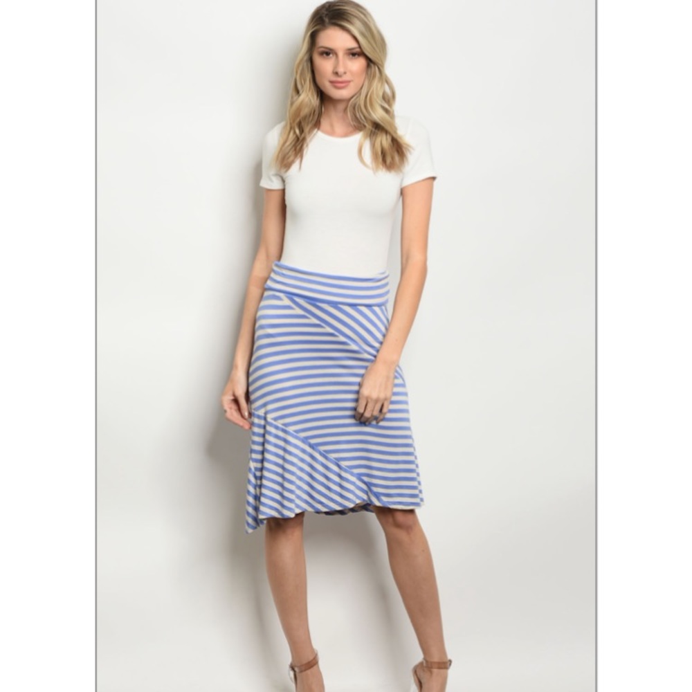Striped Midi Skirt💥